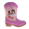 Disney Princess Western Cowgirl Boots Featuring Elsa and Moana (Toddler Sizes) - 2 of 4