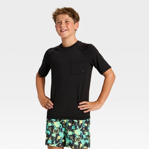 Детские купальники Art Class Boys' Rash Guard Top - art class™ Black S