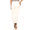 Rekucci Women's Pull-On Straight Leg Pants with Pockets & Tummy Control – Office Workwear Stretch Trousers - 3 of 4