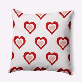 16"x16" Valentine's Day Burning Love Square Throw Pillow Firecracker - e by design