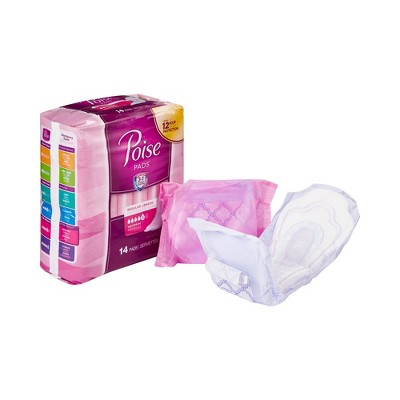 Poise Bladder Control Pad Heavy Absorbency Regular : Target