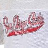 NCAA San Diego State Aztecs Women's White Mesh Yoke T-Shirt - 3 of 3