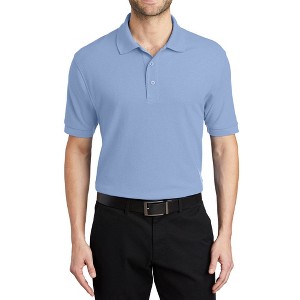 Mafoose Men's Short Sleeve Soft Silk Touch Classic Polo Shirt for Everyday Comfort - 1 of 4
