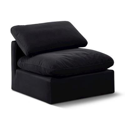 Meridian Furniture,Indulge Velvet Armless Chair