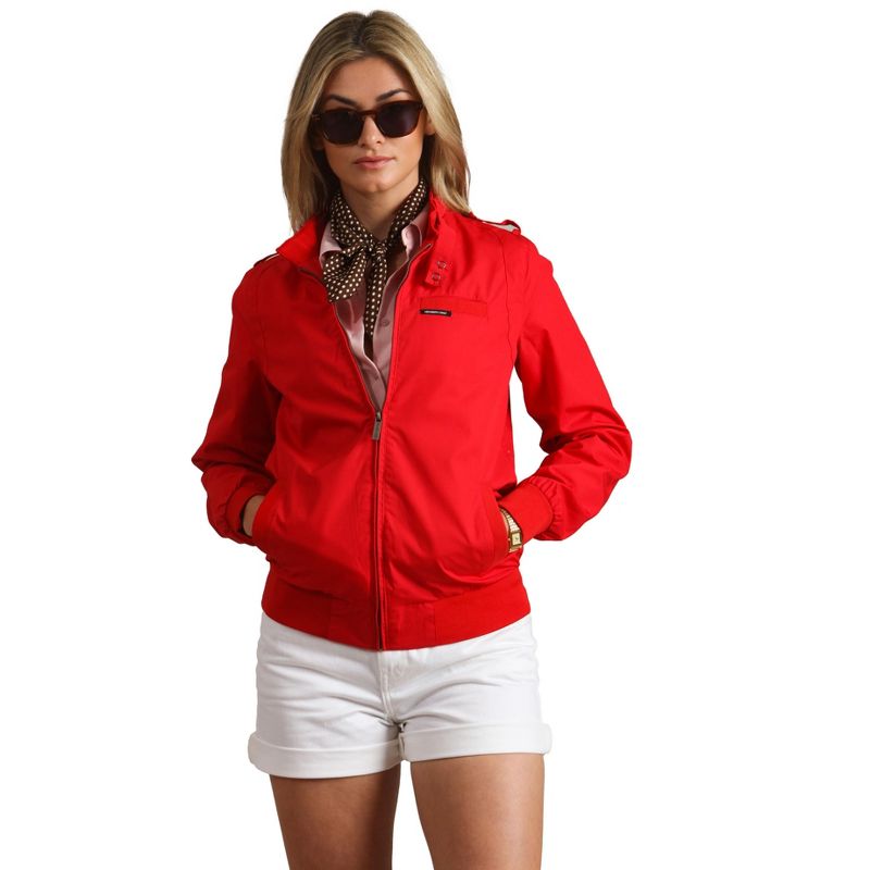 Members Only Women's Classic Iconic Racer Jacket ( Slim Fit ), 1 of 8