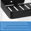 Unique Bargains 304 Stainless Steel Wall Mounted Soap Dish Holder with Installation Kits - 4 of 4