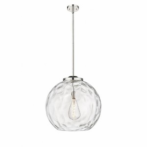 Athens Water Glass - 1 Light Pendant In Industrial Style-19.5 Inches Tall and 17.88 Inches Wide - 1 of 1
