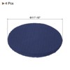Unique Bargains Non-slip Round Bar Stool Seat Cushions Slipcovers 11"-16" 4 Pcs - 2 of 4