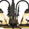 Vaxcel Bryce 3 - Light Chandelier in  Burnished Bronze - 4 of 4