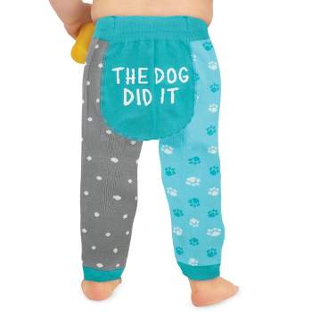 Collections Etc Paw Print Baby Leggings