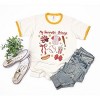 Simply Sage Market Women's Coquette Baseball Favorite Things Short Sleeve Ringer Tee - 3 of 4