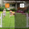 Zevemomo Garden Fence Gate,72 x 46 in Fit-Right Chain Link Fence Gate Kit,Adjustable Width Outside Walkin Gate Kit for Entry,Yard, Deck,Fencing-Silver - 3 of 4