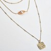 SOHI Women's Gold Everyday Multi-Layer Necklace - 4 of 4