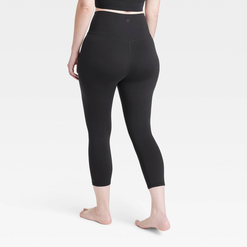 Women's Everyday Soft Ultra High-Rise Capri Leggings - All In Motion™ Black, 4 of 7