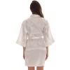 Just Love Womens Plush Solid Robe | Ladies Hooded Bathrobe - 3 of 3