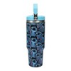 Disney Stitch All-Over Print Blue 40 Oz Stainless Steel Tumbler With Handle - 4 of 4