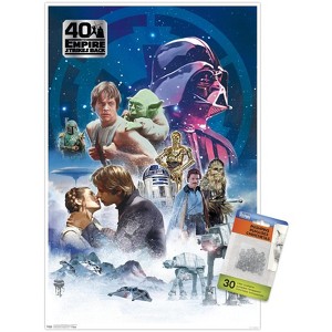 Trends International Star Wars: The Empire Strikes Back 40th - Classic Unframed Wall Poster Prints - 1 of 4