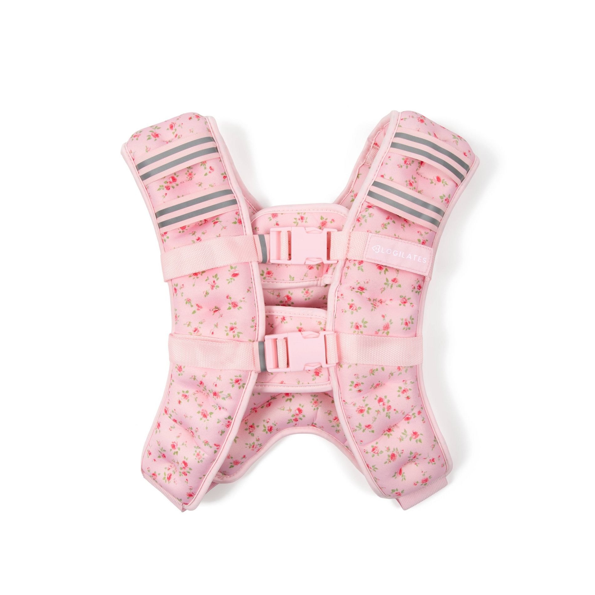 Blogilates 10 Pound Weighted Vest - Pink Floral