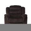 40.25" Wide Glider Manual Recliner Chair - 2 of 4