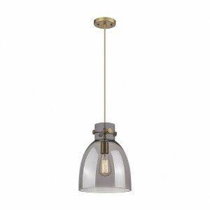 Newton Bell - 1 Light Pendant In Industrial Style-12.5 Inches Tall and 10 Inches Wide - 1 of 1