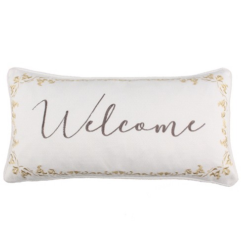 Welcome clearance home pillow