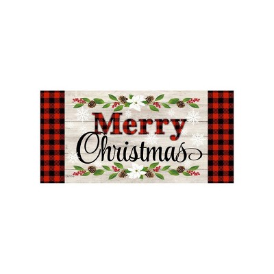 Evergreen Christmas Sentiments Sassafras Switch Mat