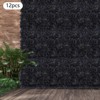 YIYIBYUS 23.62 in.x15.75 in Black Artificial Flower Wall Panel Artificial Flower - 2 of 4