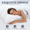 Bed Pillows 2-Pack Queen Size Luxury Hotel Pillow for Side and Back Sleeper Pillows for Bed with Cooling Cover - image 2 of 4