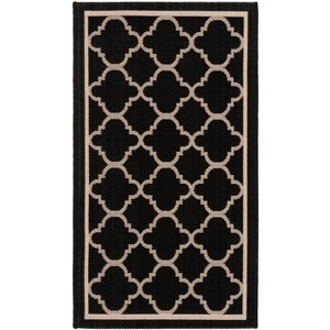 Courtyard CY6918 UV & Stain Resistant Non-Shedding Power Loomed Indoor/Outdoor Rugs - Safavieh - 1 of 4