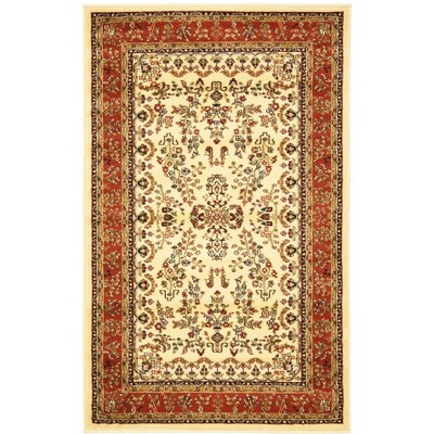 Lyndhurst Sarouk LNH331 Power Loomed Rugs - Safavieh