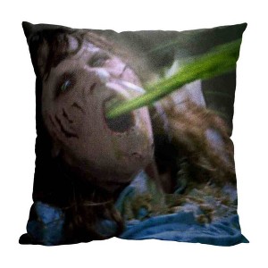 Warner Bros. The Exorcist Nothing Pretty About Possession Throw Pillow 18x18 Inches - 1 of 2