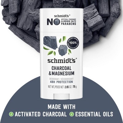 Schmidt&#39;s Charcoal + Magnesium Aluminum-Free Natural Deodorant Stick - 2.65oz_2