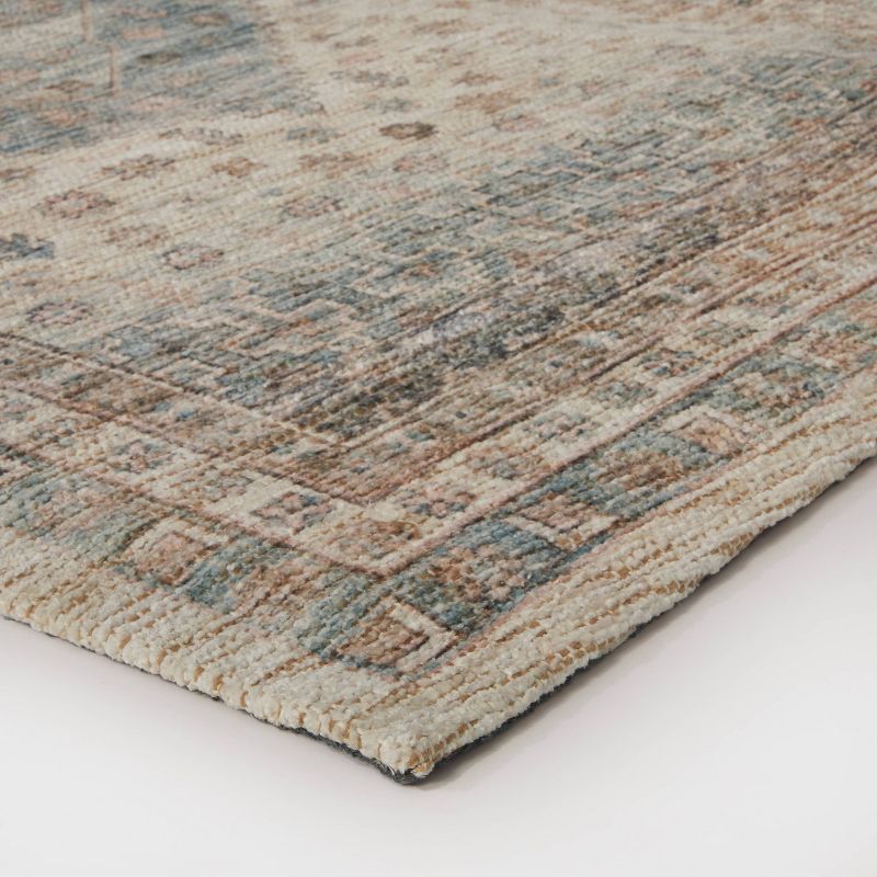 3&#39;x5&#39; Light Distressed Diamond Persian Style Rug Neutral - Threshold&#8482; designed with Studio McGee, 4 of 12