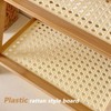 Attop Countertop Organizer 2 Layer Coffee Cup Holder Multipurpose Bamboo Storage Shelf for Hotel Apartment Dressing Table Kitchen Home - 4 of 4