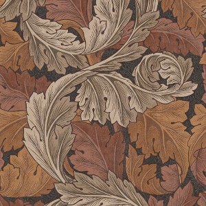 William Morris at Home Acanthus Burnt Orange Wallpaper - 1 of 4