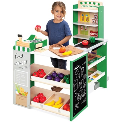 Melissa & Doug Wooden Fresh Mart Grocery Store - Paper People Play