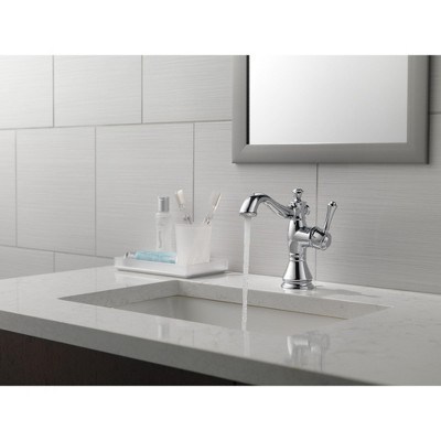 Cassidy Chrome Single Hole Bathroom Faucet with Drain Assembly