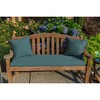 Casual Cushion Solid Sunbrella Fabric 1-Piece Indoor/Outdoor Square Throw Pillow, 15"W x 15"L - 2 of 4