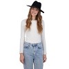 Tahari Women's Packable and Fashionable Diamond Patterned Fabric Panama Hat - Panama Hat for Women - 3 of 4