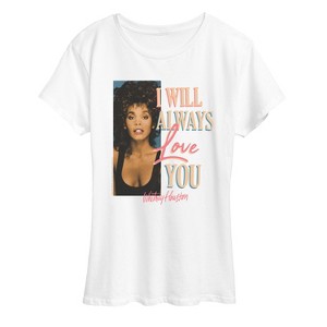 Women's - Whitney Houston - Always Love You Short Sleeve Graphic T-Shirt - 1 of 4