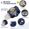 Hachikiko Gym Tote Duffle Bag with Wet Pocket & Shoe Compartment,Water Resistant Travel Carry On Weekender Bag - 2 of 4