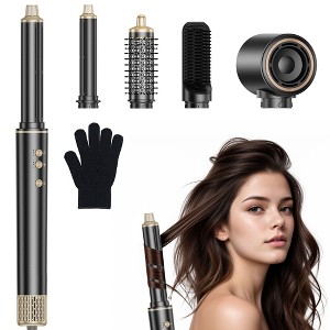 NEXPURE Blow Dryer Brush,5 in 1 Hair Styler with 110,000 RPM High-Speed Negative Ionic Hair Dryer - 1 of 4