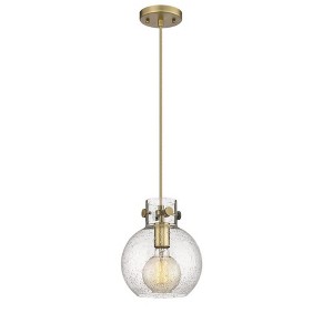 Newton Sphere - 1 Light Pendant In Industrial Style-9.13 Inches Tall and 8 Inches Wide - 1 of 1