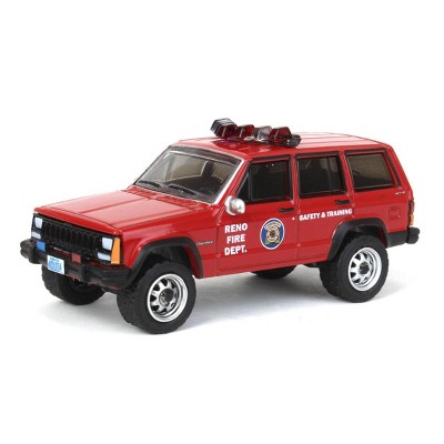 Greenlight Collectibles 1/64 1990 Jeep Cherokee Reno, Nevada Fire  Department, Fire & Rescue Series 1 67010-d : Target