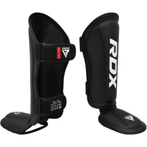 RDX Sports T1 Black Shin Instep Guards Premium Quality For Sparring, Grappling, Martial Arts, Kickboxing, Taekwondo, Karate - 1 of 4