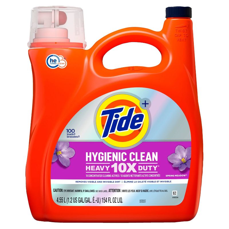 Tide Liquid Clean Laundry Detergent - Spring Meadow, 3 of 12