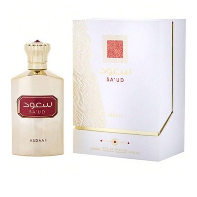 Asdaaf Sa'Ud By Lattafa Unisex   Eau De Parfum Spray 3.4 Oz