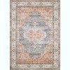 Traditional Vintage Area Rug Washable Non-Shedding Carpet with Non-Slip Backing for Bedroom, Living Room, Dining Room Office - 2 of 4
