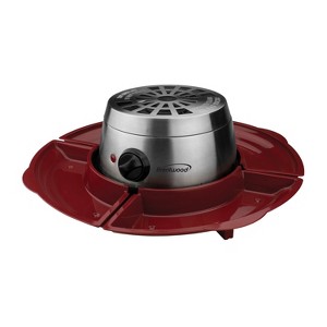 Brentwood Indoor Electric Stainless Steel S’mores Maker with 4 Trays and 4 Roasting Forks in Multicolored - 1 of 4