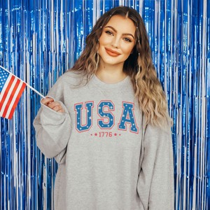 Simply Sage Market USA 1776 Stars Sweatshirt - 1 of 4